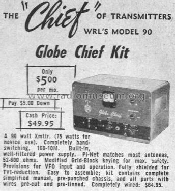 Globe Chief 90; World Radio (ID = 2079499) Amateur-T