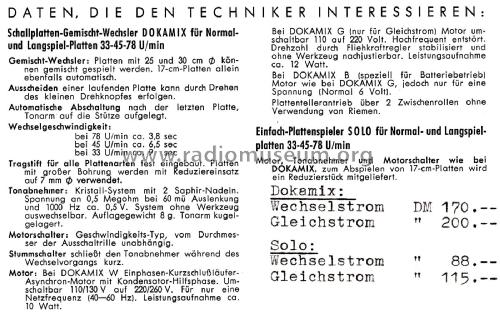 Dokamix ; Wumo Apparatebau (ID = 2787413) Enrég.-R