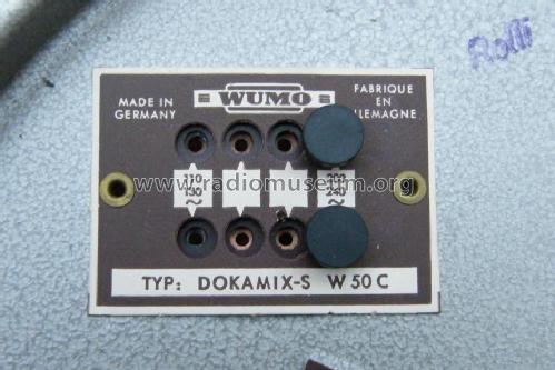 Dokamix-S W Stereo; Wumo Apparatebau (ID = 856521) Enrég.-R