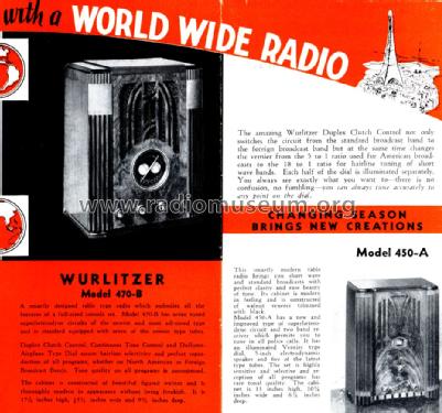 470-B ; Wurlitzer Co., The (ID = 1674393) Radio