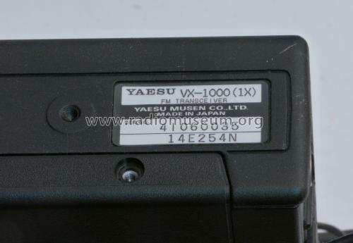 FM Transceiver VX-1000; Yaesu-Musen Co. Ltd. (ID = 2845973) Amat TRX