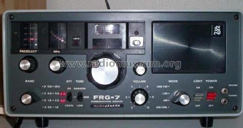 Communications Receiver FRG-7; Yaesu-Musen Co. Ltd. (ID = 277171) Amateur-R