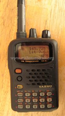 Hand-held triple band transceiver VX-5R; Yaesu-Musen Co. Ltd. (ID = 1861759) Amat TRX