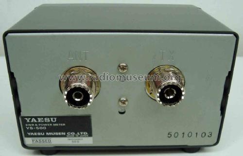 SWR & Power Meter YS-500; Yaesu-Musen Co. Ltd. (ID = 2084068) Equipment