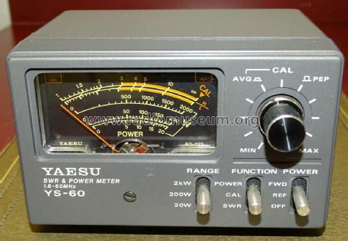 SWR & Power Meter YS-60; Yaesu-Musen Co. Ltd. (ID = 2718643) Amateur-D