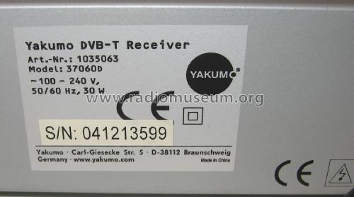 DVB-T-Receiver 37060D; Yakumo GmbH; (ID = 2062391) DIG/SAT