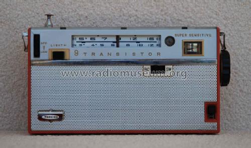 Yaecon 9 Transistor YTR-921; Yamada Electric Ind. (ID = 1054666) Radio