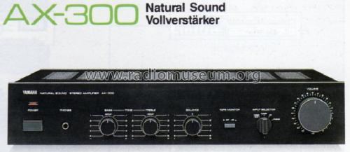 AX-300; Yamaha Co.; (ID = 1025778) Ampl/Mixer