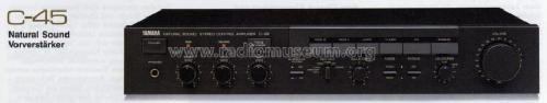 C-45; Yamaha Co.; (ID = 1014234) Ampl/Mixer