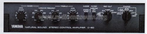 C-60; Yamaha Co.; (ID = 1007349) Ampl/Mixer