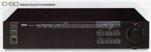 Natural Sound Control Amplifier C-80; Yamaha Co.; (ID = 1010309) Ampl/Mixer
