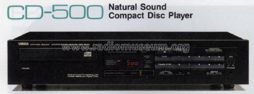 CD-500; Yamaha Co.; (ID = 1018165) R-Player