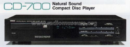 CD-700; Yamaha Co.; (ID = 1018767) R-Player