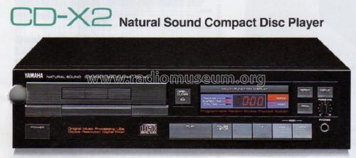 Natural Sound CD-X2; Yamaha Co.; (ID = 1013016) Enrég.-R