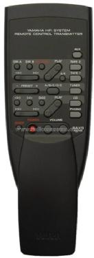 HiFi System Remote Control Transmitter RAX3 VU07430; Yamaha Co.; (ID = 818905) Misc