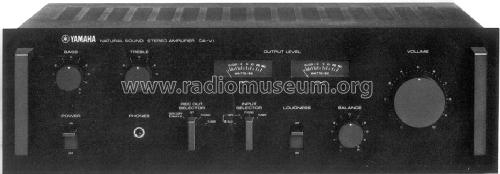 Integrated Amplifier CA-VI ; Yamaha Co.; (ID = 631721) Ampl/Mixer