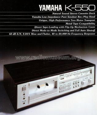 K-550; Yamaha Co.; (ID = 1603230) Sonido-V