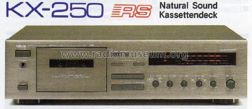 Natural Sound Stereo Cassette Deck KX-250; Yamaha Co.; (ID = 961977) R-Player