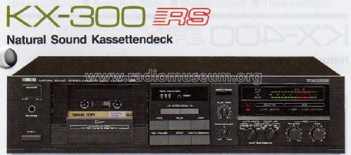Natural Sound Stereo Cassette Deck KX-300U; Yamaha Co.; (ID = 962402) R-Player