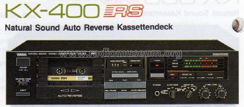 Natural Sound Stereo Cassette Deck KX-400U; Yamaha Co.; (ID = 962403) R-Player