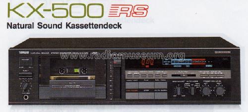 Natural Sound Stereo Cassette Deck KX-500U; Yamaha Co.; (ID = 962404) R-Player