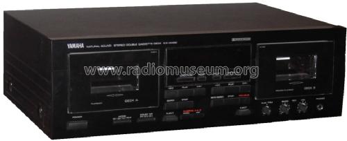 Natural Sound Stereo Double Cassette Deck KX-W492; Yamaha Co.; (ID = 433048) R-Player