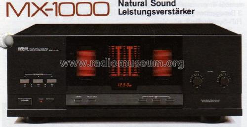MX-1000; Yamaha Co.; (ID = 1032361) Ampl/Mixer