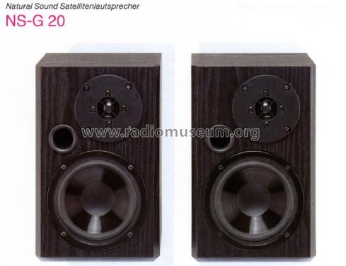 Natural Sound 2-Wege Baßreflex-Lautsprecher NS-G20; Yamaha Co.; (ID = 1081149) Speaker-P