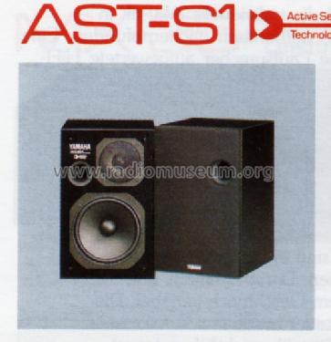 Natural Sound Active Servo Processing Speakers AST-S1; Yamaha Co.; (ID = 1046357) Parlante