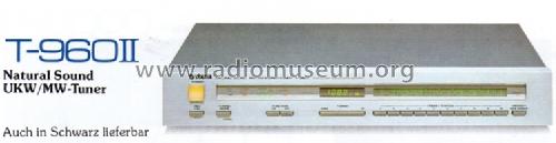 Natural Sound AM/FM Stereo Tuner T-960 ll; Yamaha Co.; (ID = 995543) Radio