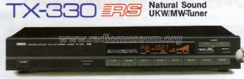 Natural Sound AM/FM Stereo Tuner TX-330; Yamaha Co.; (ID = 1038620) Radio
