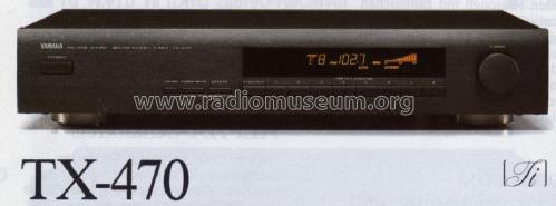 Natural Sound AM/FM Stereo Tuner TX-470; Yamaha Co.; (ID = 1073964) Radio