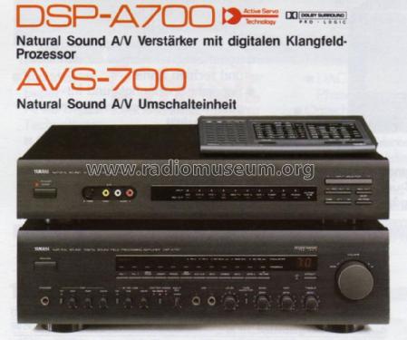 Natural Sound AST A / V Verstärker mit DSP DSP-A700; Yamaha Co.; (ID = 1057634) Ampl/Mixer