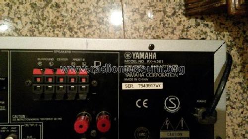 Natural Sound AV Receiver RX-V361; Yamaha Co.; (ID = 1921112) Radio