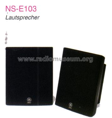 Natural Sound Baßreflex-Lautsprecher NS-E103; Yamaha Co.; (ID = 1184118) Speaker-P