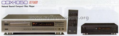 Natural Sound Compact Disc Player CDX-1050; Yamaha Co.; (ID = 1059712) Reg-Riprod