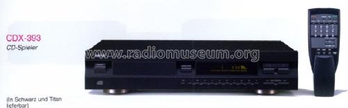 Natural Sound Compact Disc Player CDX-393; Yamaha Co.; (ID = 1179029) R-Player