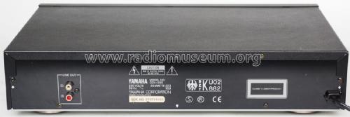 Natural Sound Compact Disc Player CDX-390; Yamaha Co.; (ID = 1808553) Enrég.-R
