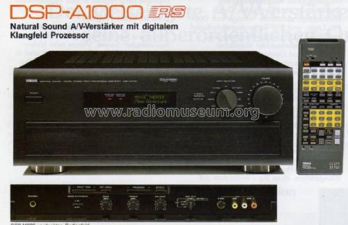 Natural Sound Digital Sound Field Processing Ampli DSP-A1000; Yamaha Co.; (ID = 1063473) Ampl/Mixer
