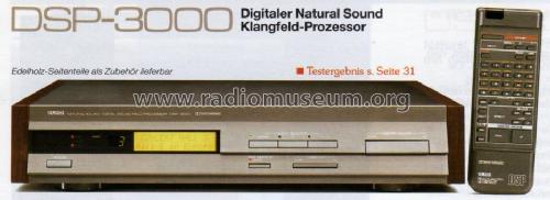 Natural Sound Digital Soundfield Processor DSP-3000; Yamaha Co.; (ID = 1044860) Misc