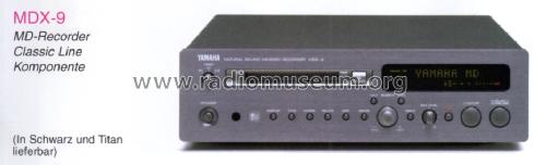 Natural Sound Minidisc Recorder MDX-9; Yamaha Co.; (ID = 1183405) R-Player