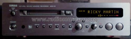Natural Sound Minidisc Recorder MDX-9; Yamaha Co.; (ID = 1584037) R-Player