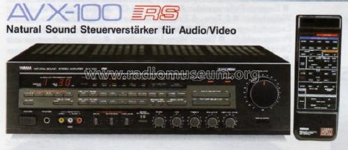 Natural Sound Stereo Amplifier AVX-100; Yamaha Co.; (ID = 1047234) Ampl/Mixer