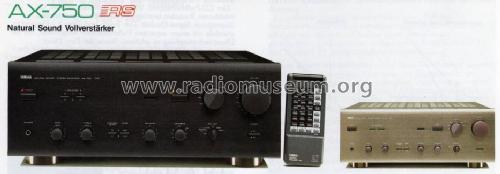 Natural Sound Stereo Amplifier AX-750; Yamaha Co.; (ID = 1062063) Ampl/Mixer