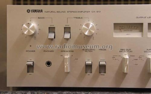 Natural Sound Stereo Amplifier CA-610; Yamaha Co.; (ID = 1557752) Ampl/Mixer