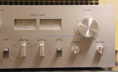 Natural Sound Stereo Amplifier CA-610; Yamaha Co.; (ID = 1557753) Ampl/Mixer