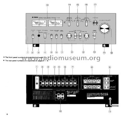 Natural Sound Stereo Amplifier CA-810; Yamaha Co.; (ID = 1775689) Ampl/Mixer