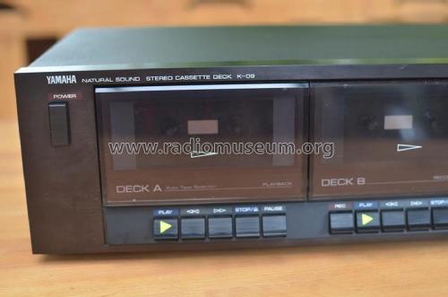 Natural Sound Stereo Cassette Deck K-09; Yamaha Co.; (ID = 2025952) Reg-Riprod