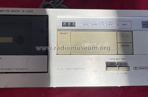 Natural Sound Stereo Cassette Deck K-300; Yamaha Co.; (ID = 2853004) Ton-Bild