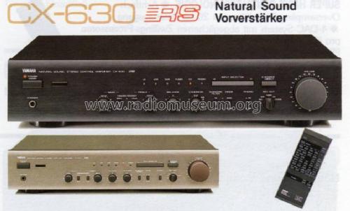 Natural Sound Stereo Control Amplifier CX-630; Yamaha Co.; (ID = 1056098) Ampl/Mixer